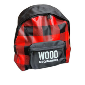 WOOD Dsquared2 Buffalo Plaid Backpack NEW with Dust Bag